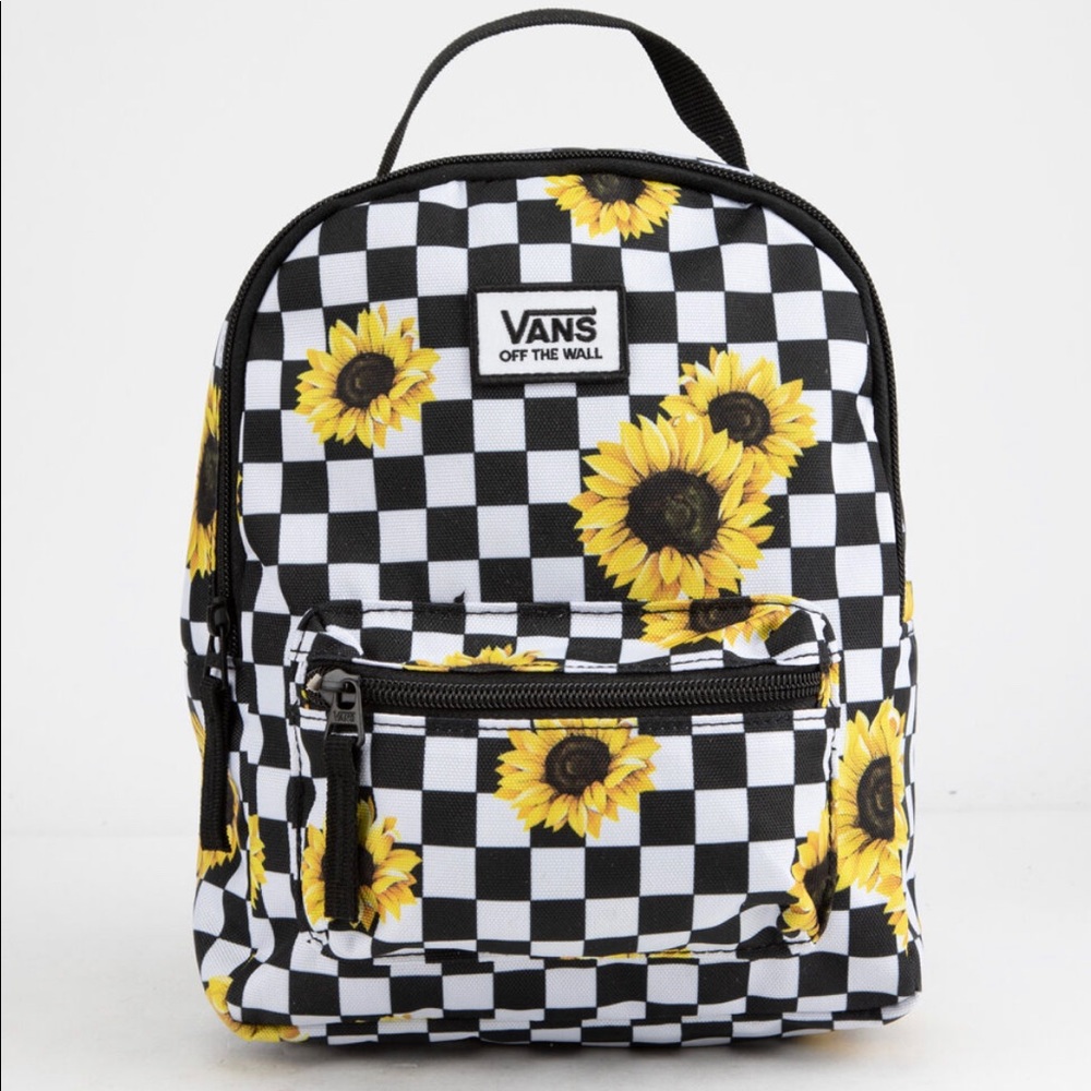 VANS Sunflower check mini backpack